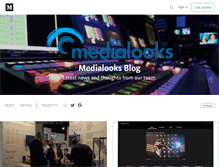 Tablet Screenshot of blog.medialooks.com
